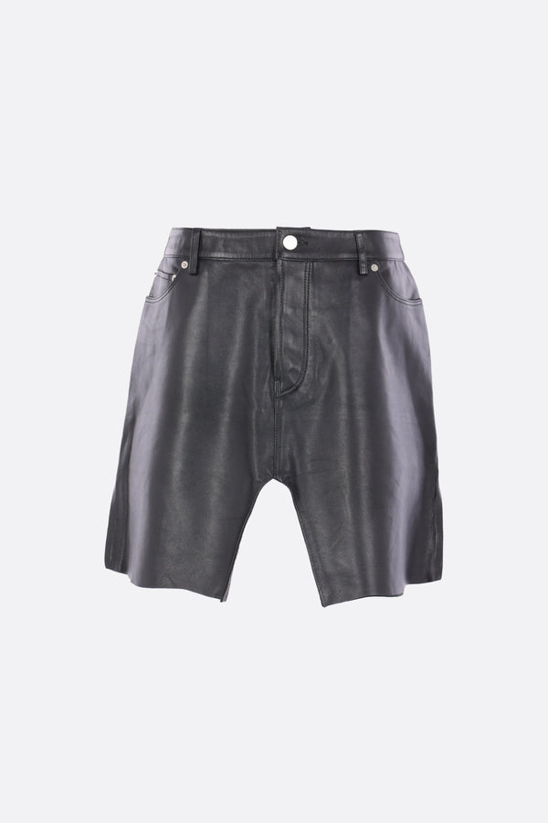 Display miniskirt in nappa