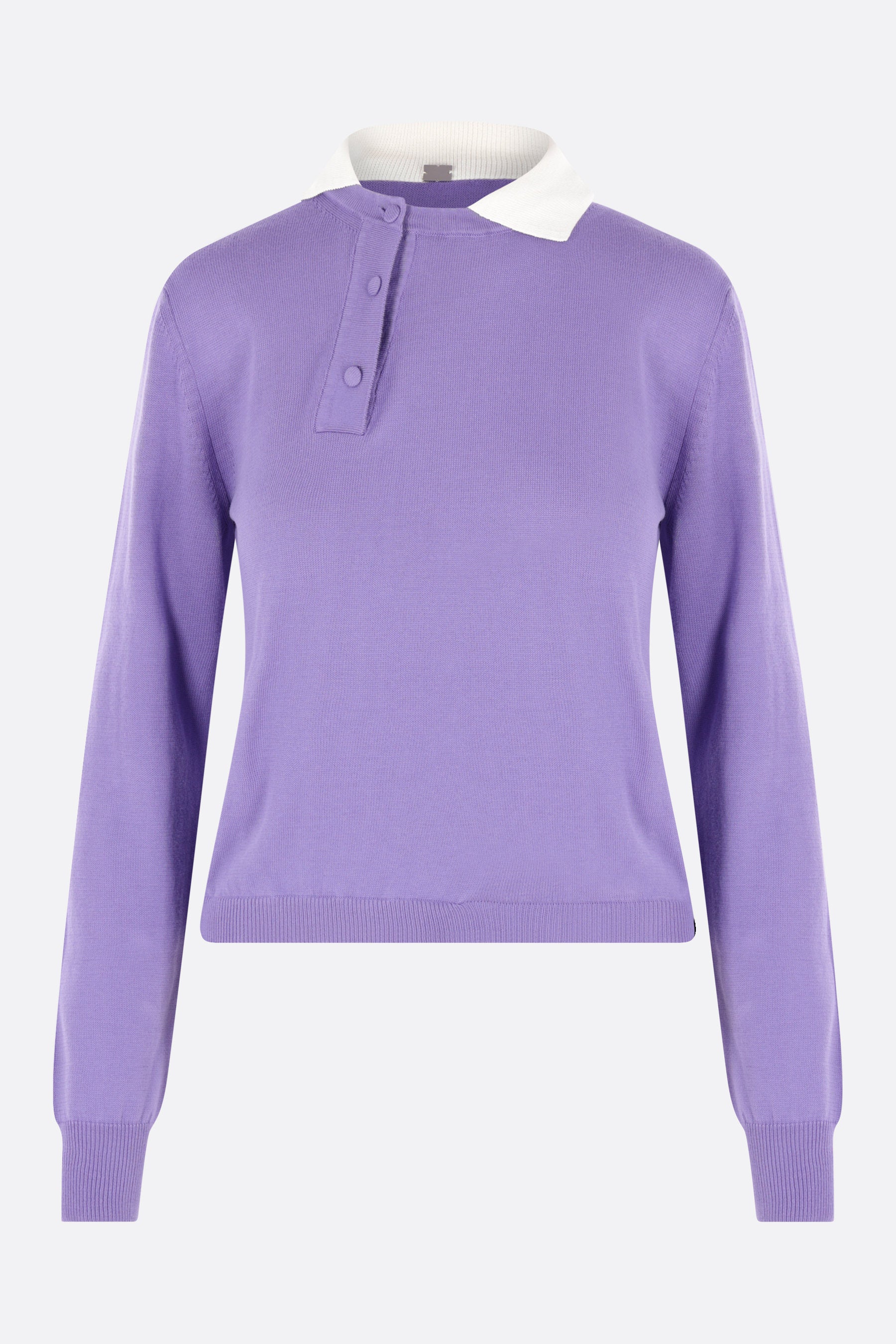 Double polo shirt in cotton