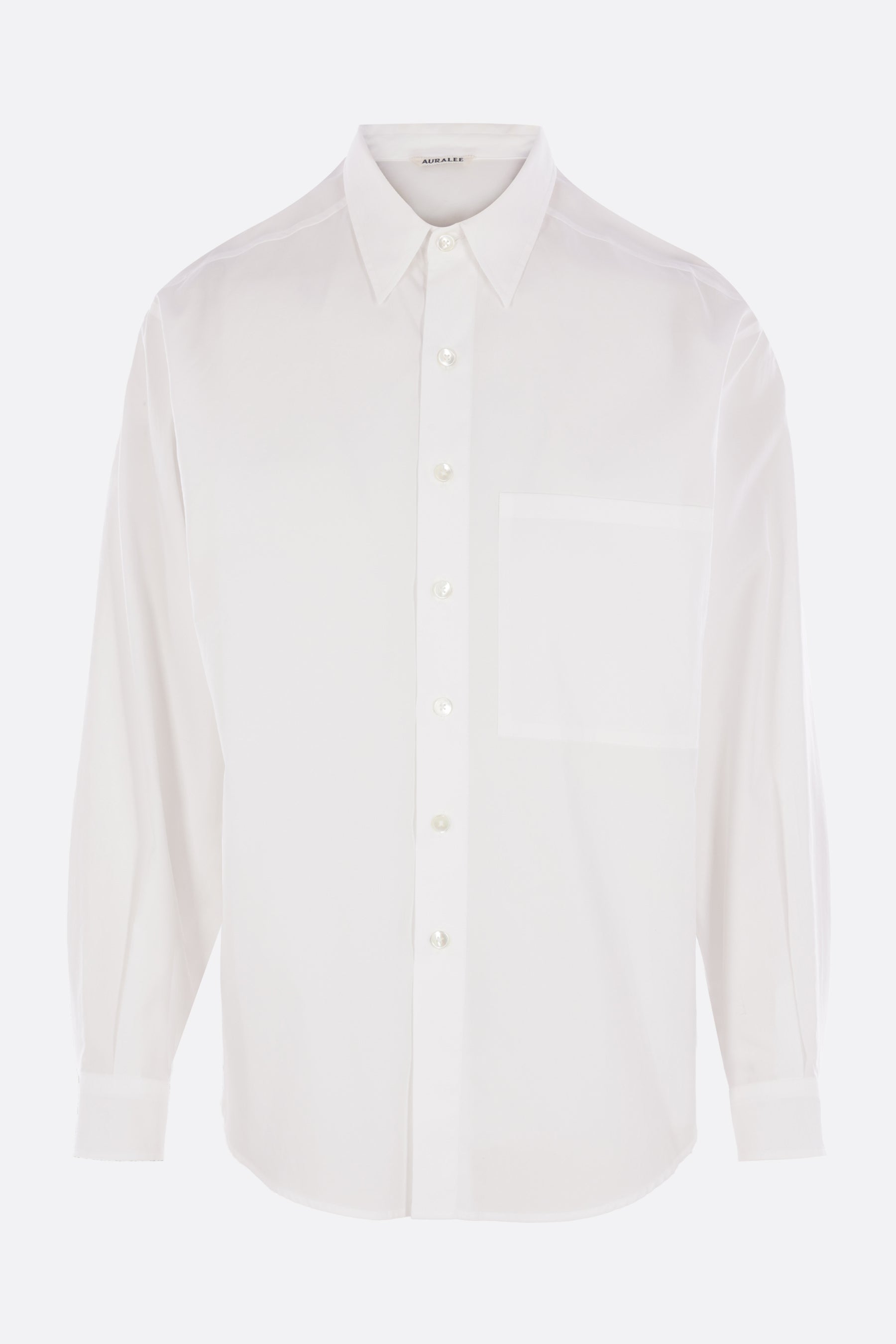 camicia oversize in twill di cotone