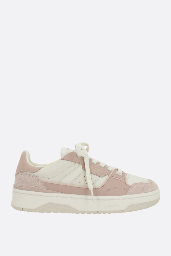 Clay sneakers in smooth leather and suede
