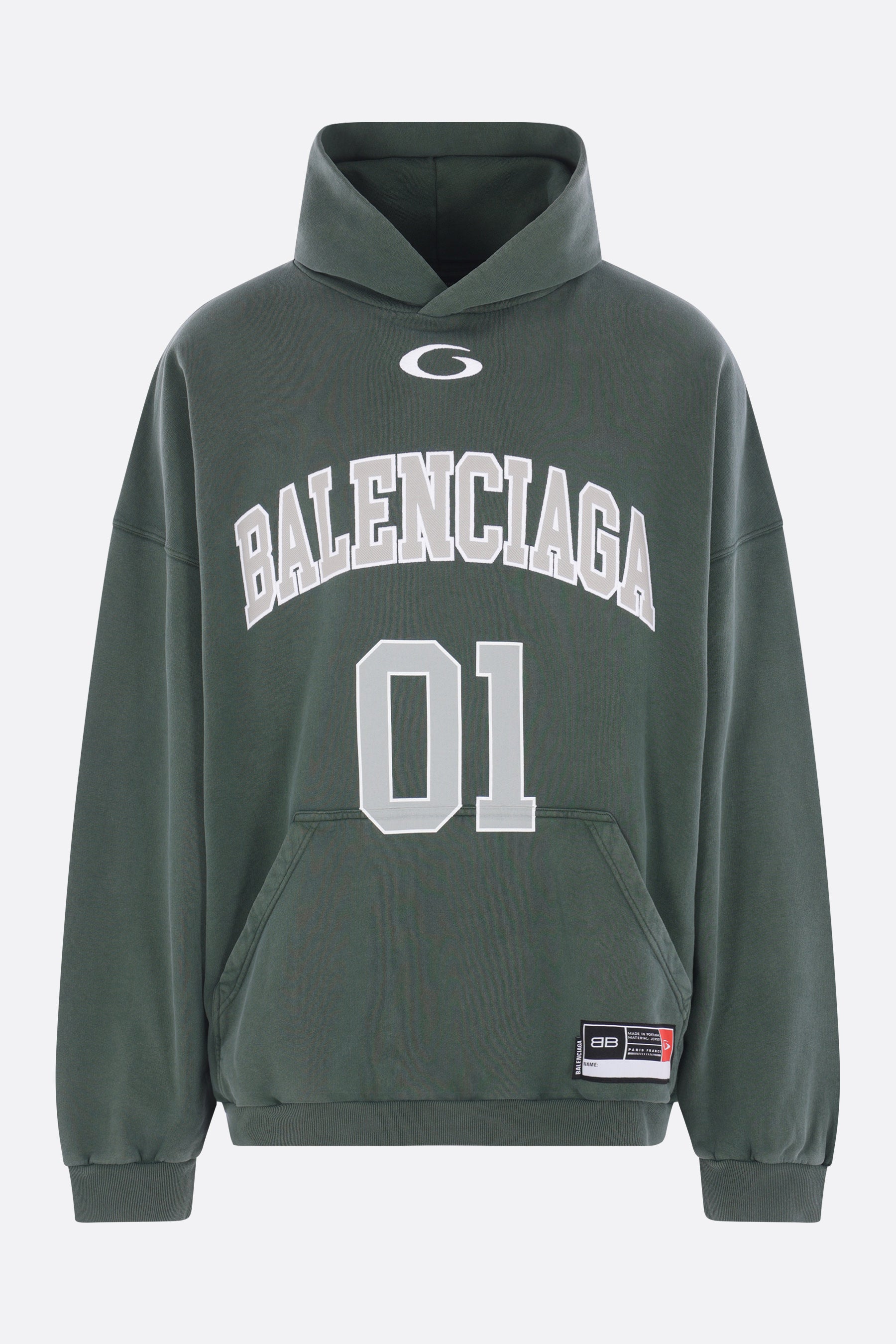 Basketball oversized hoodie in jersey