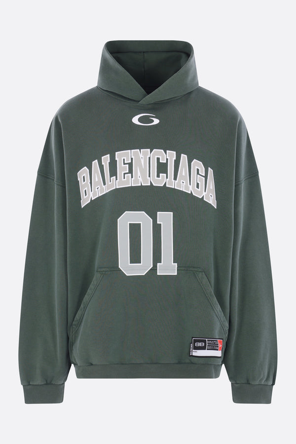 Basketball oversized hoodie in jersey