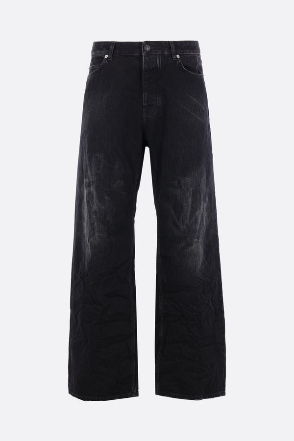 relaxed-fit jeans in denim