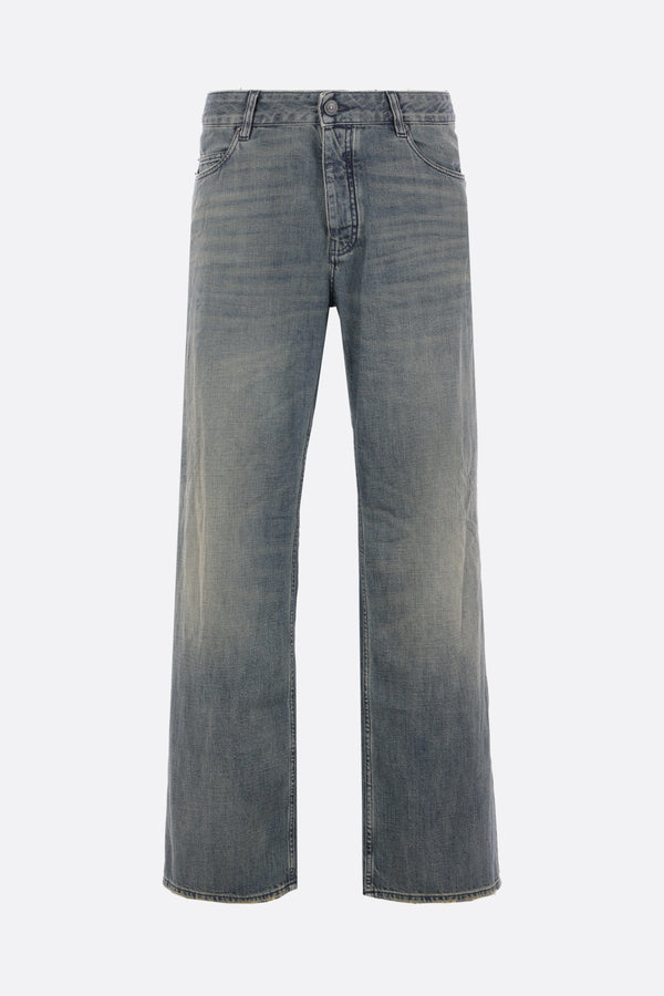 relaxed-fit jeans in denim