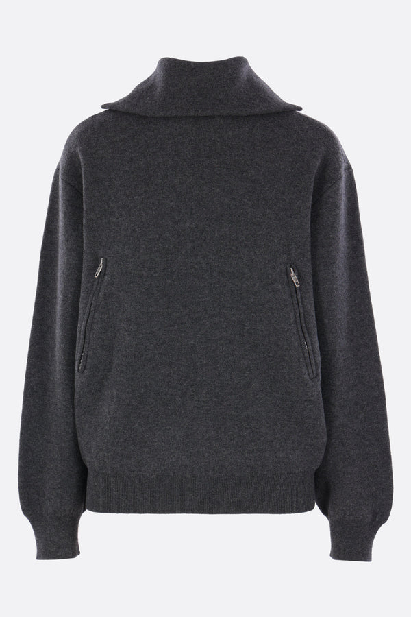 Back to Front sweater in wool blend