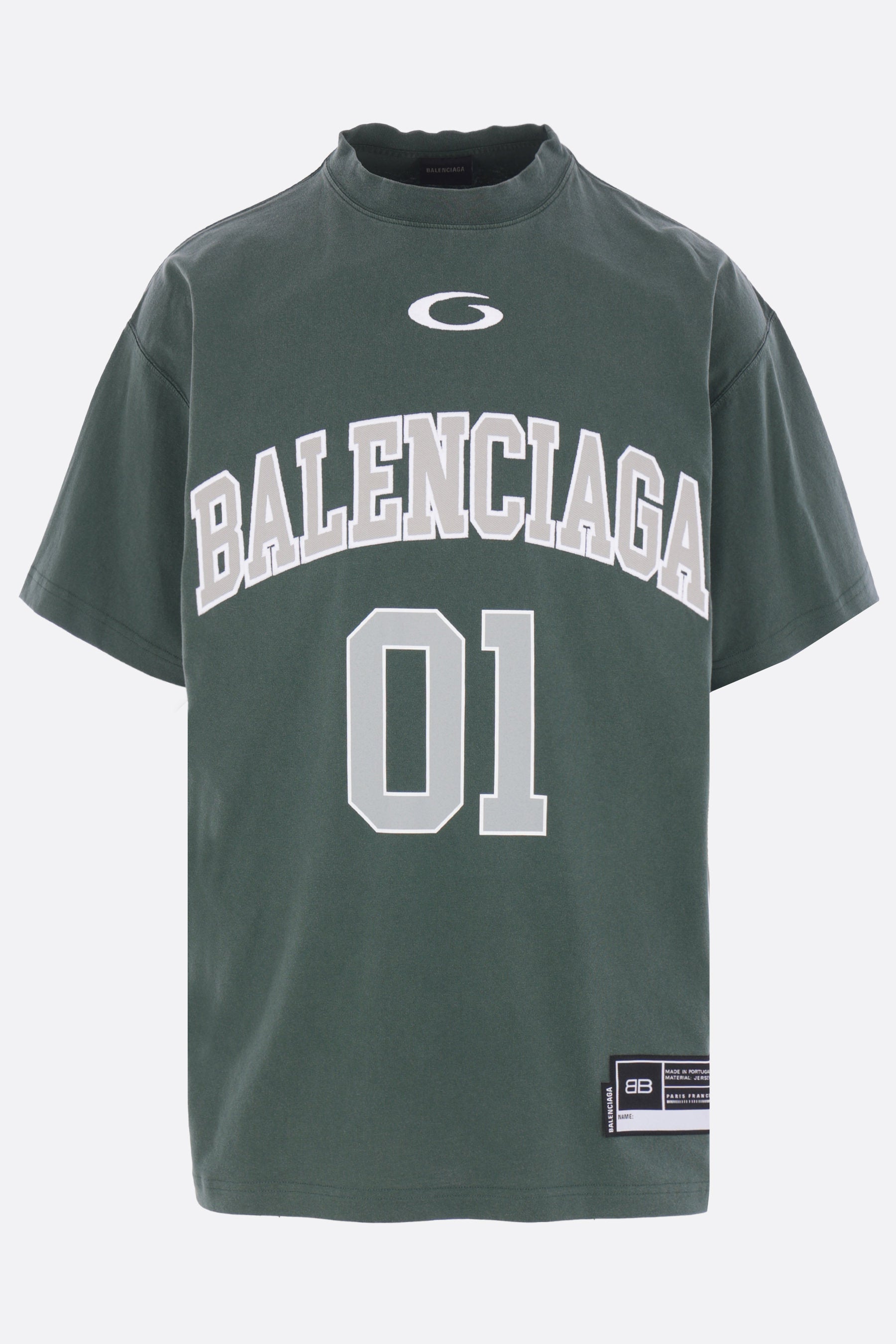 Basketball oversized t-shirt in cotton