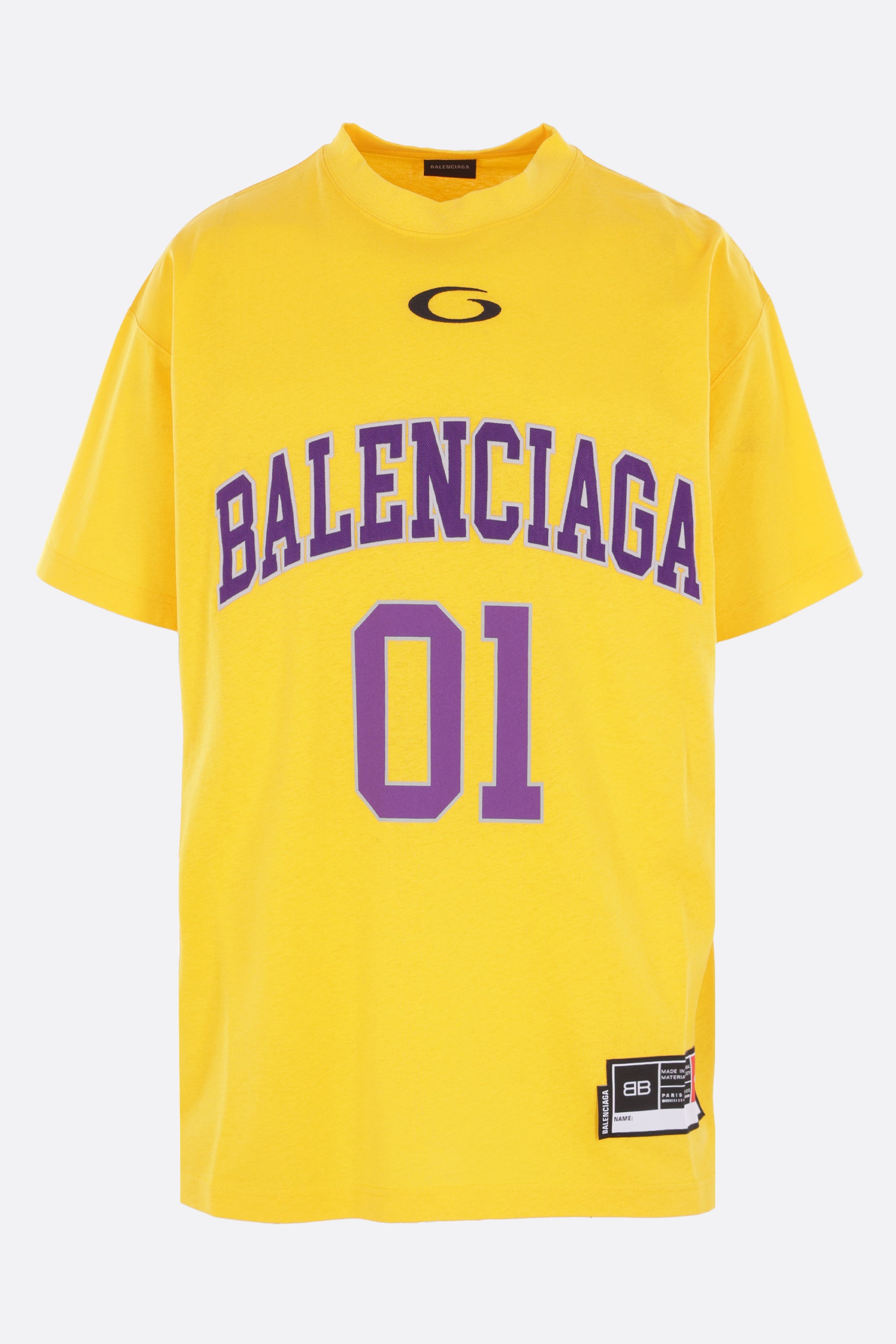 Basketball oversized t-shirt in cotton