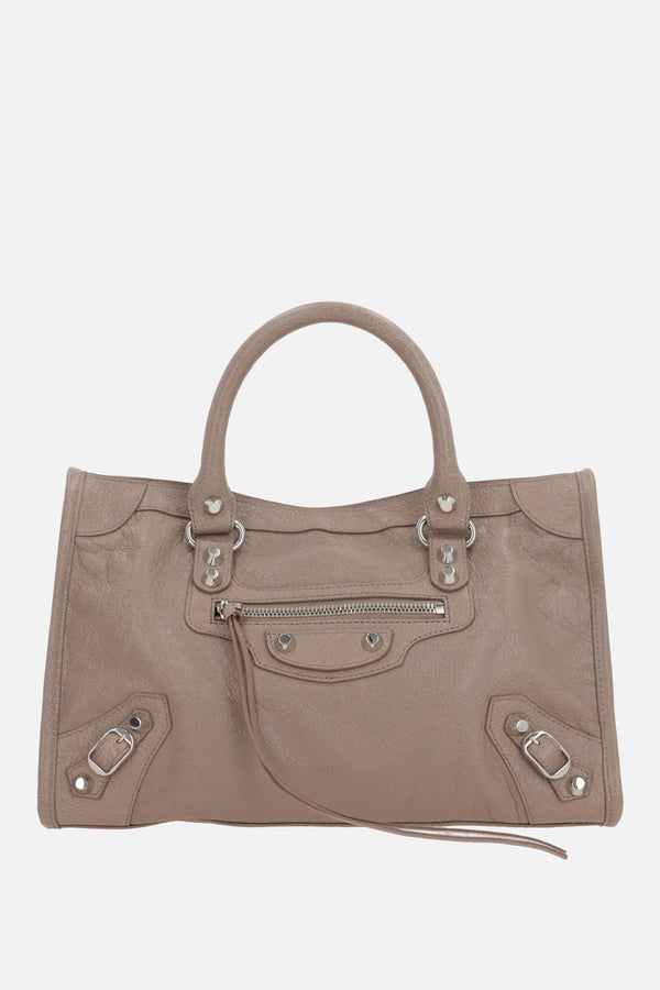 Le City small tote bag in Arena Storico leather