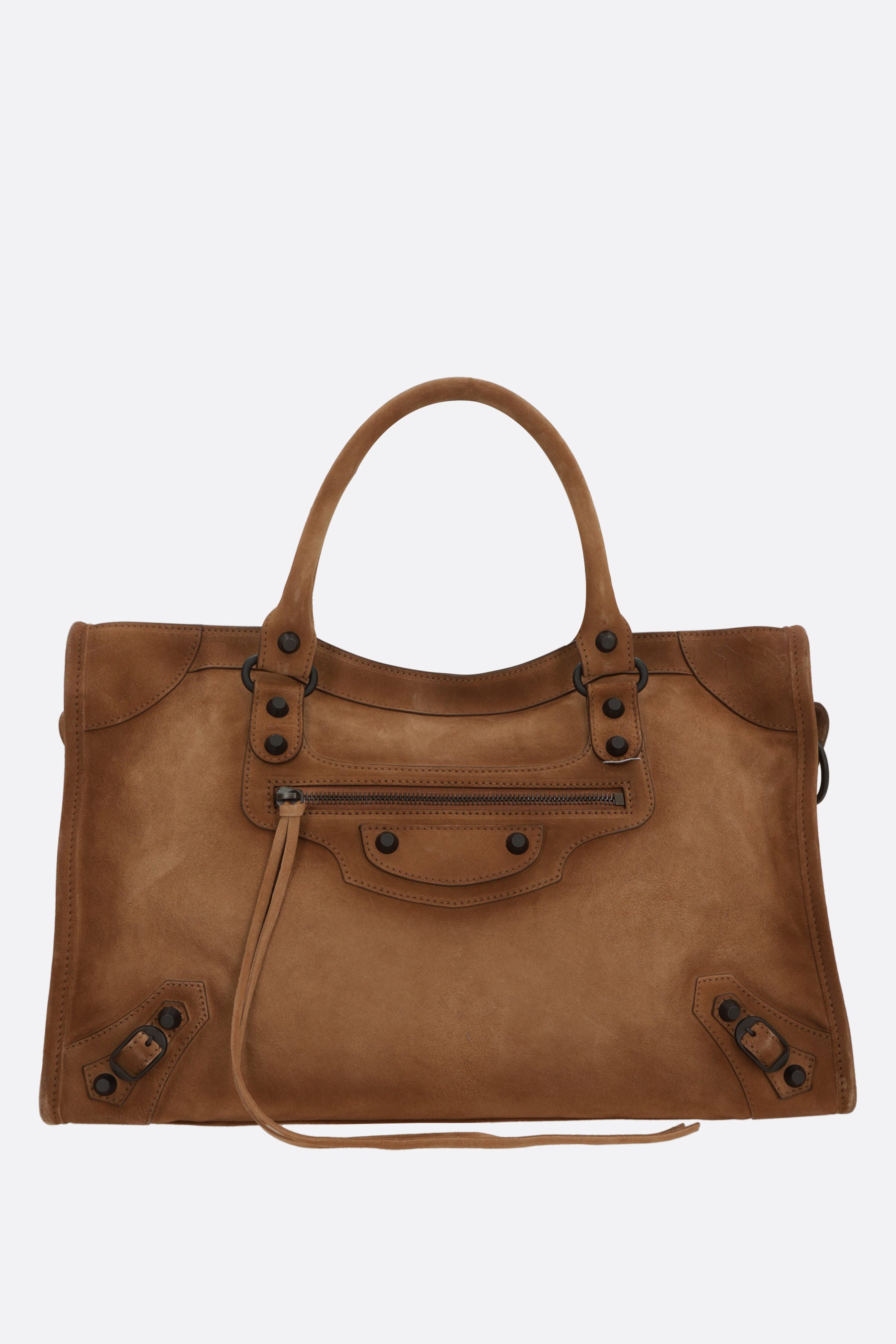 Le City medium tote bag in suede