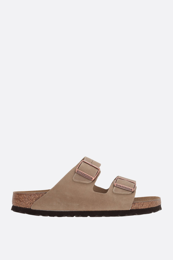 Arizona flat sandals in oiled leather (Narrow Fit)