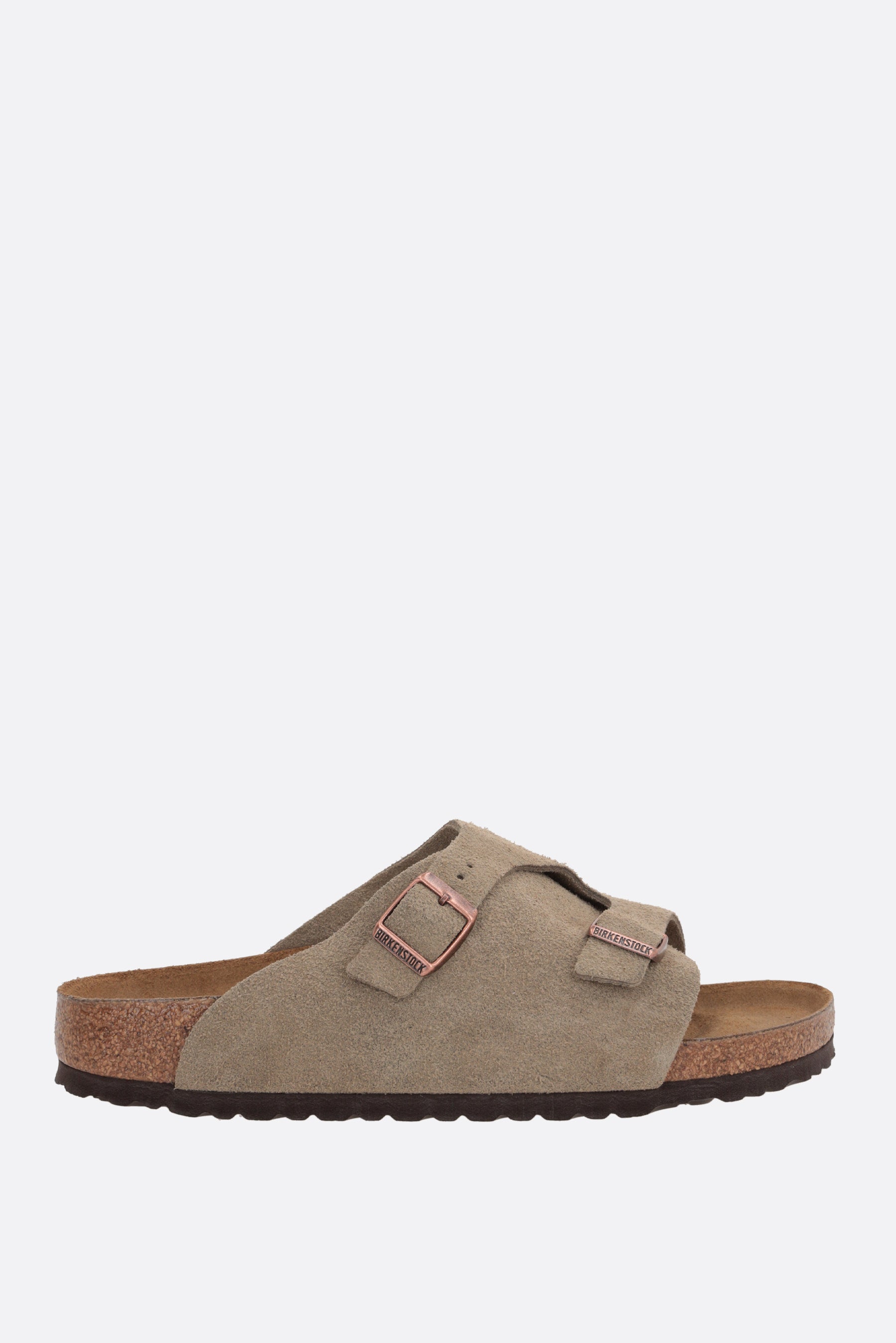 Zürich BS flat sandals in suede (Narrow Fit)