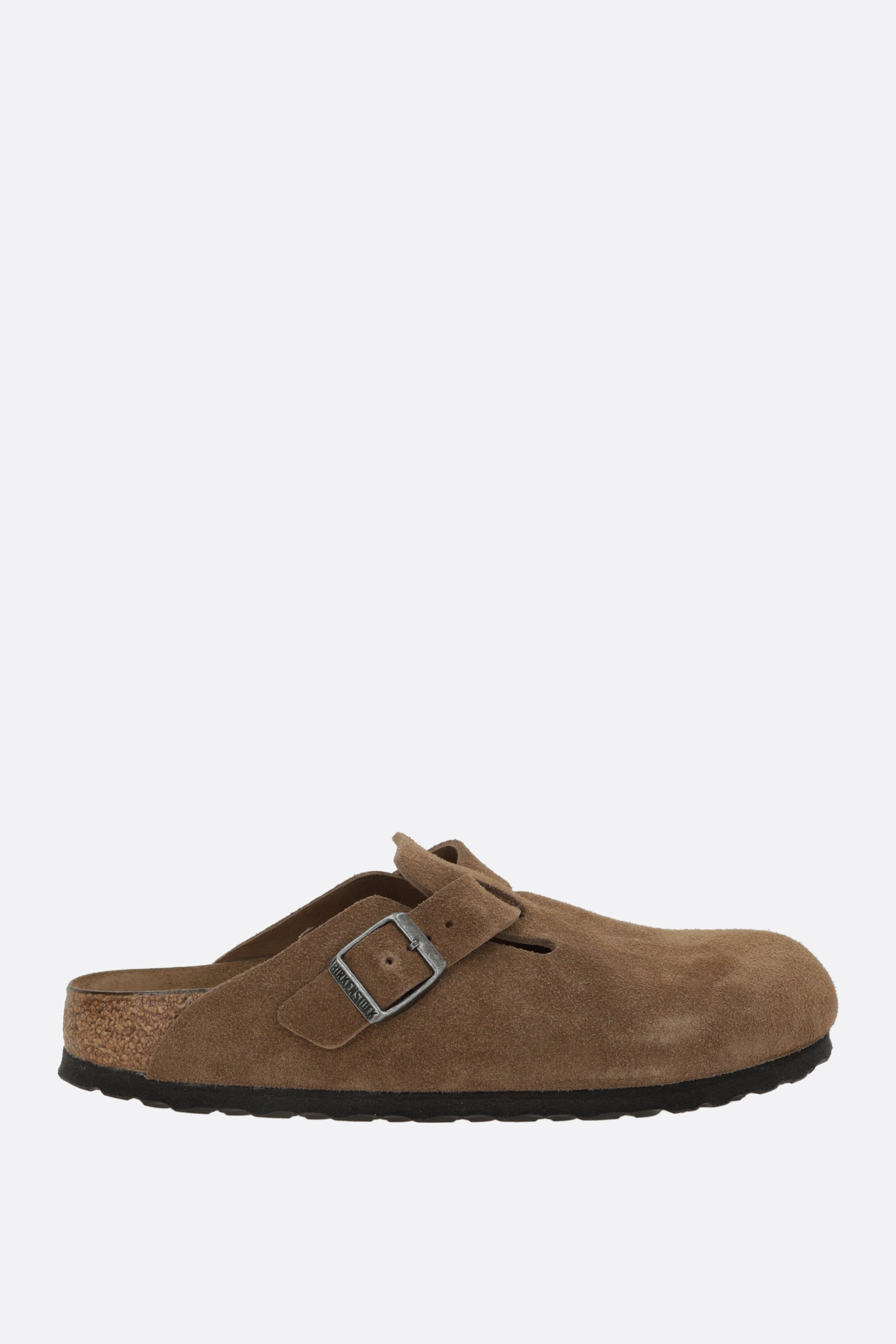 Boston BS flat mules in suede (Narrow Fit)
