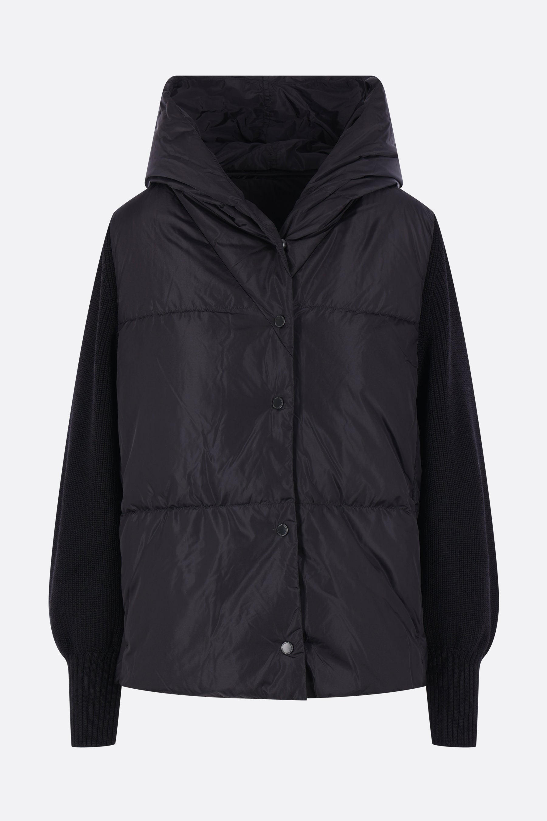 HyBridge® Astoria down jacket in knit and nylon