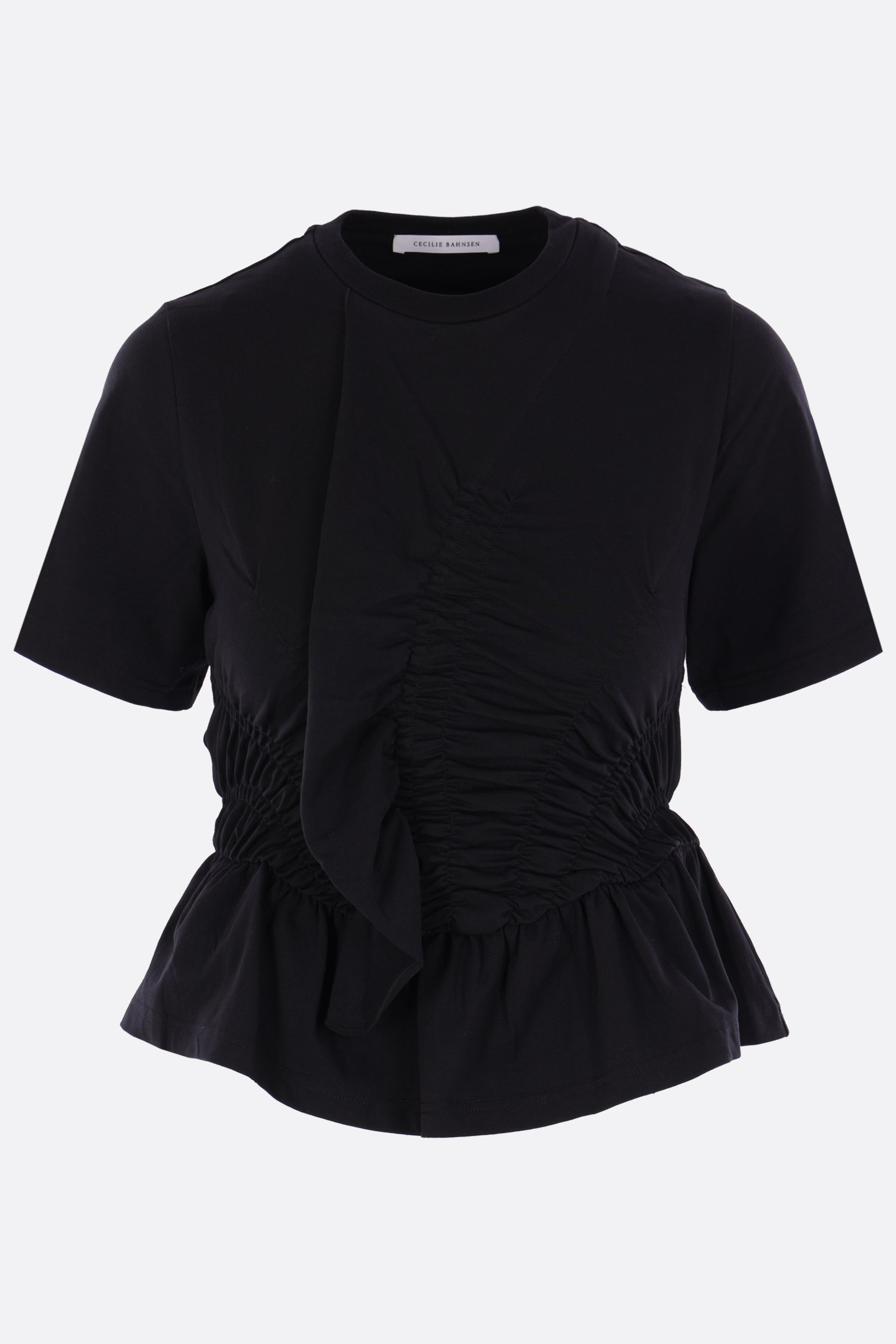 Ace ruched jersey T-shirt
