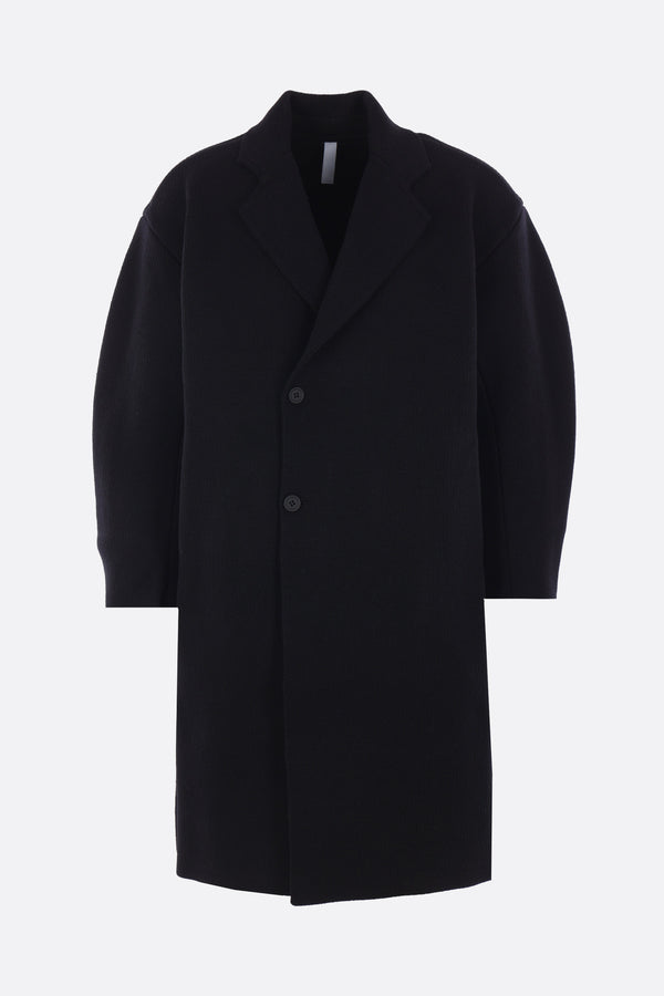 Chester double-breasted coat in wool blend