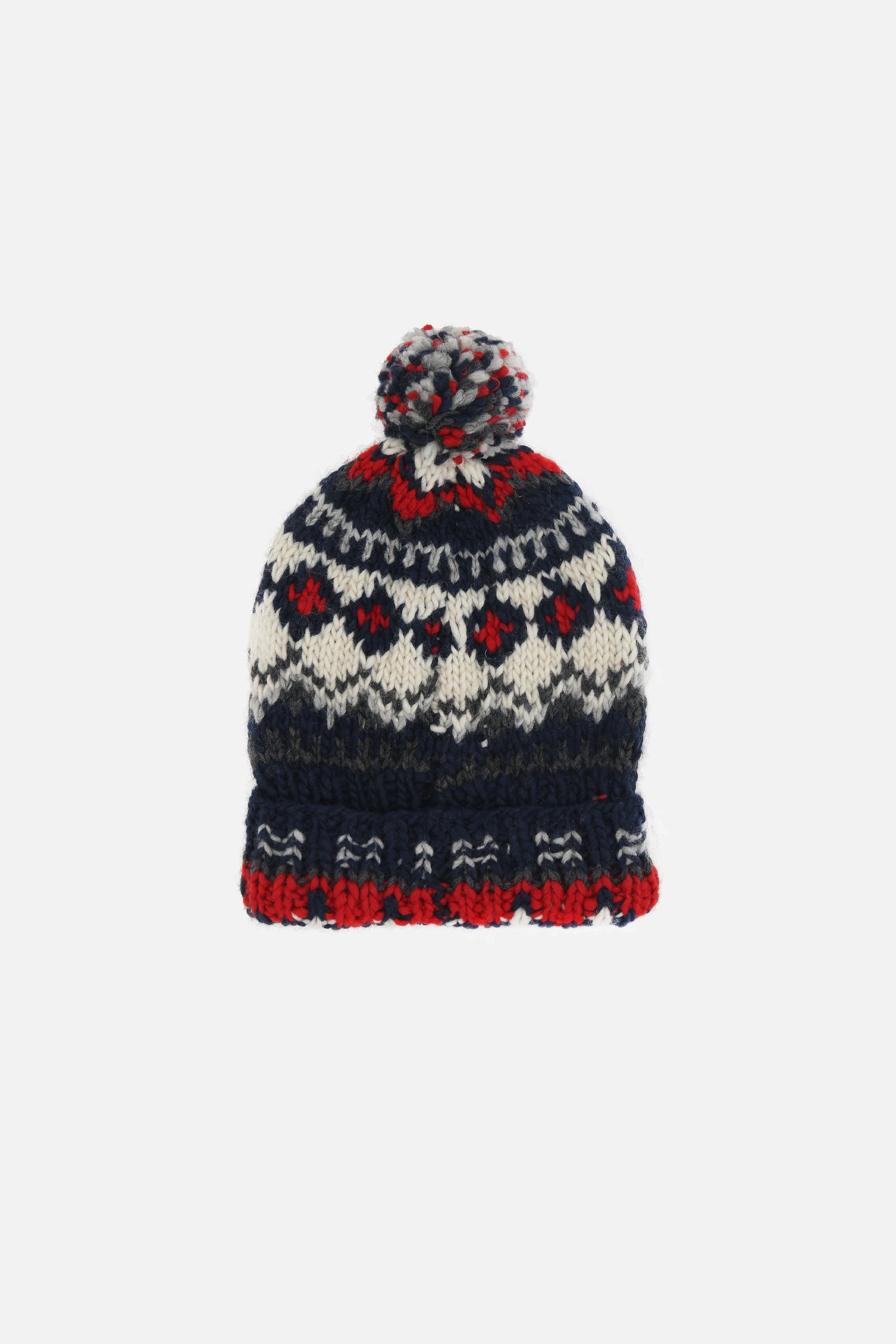 Fair Isle #3 beanie in wool
