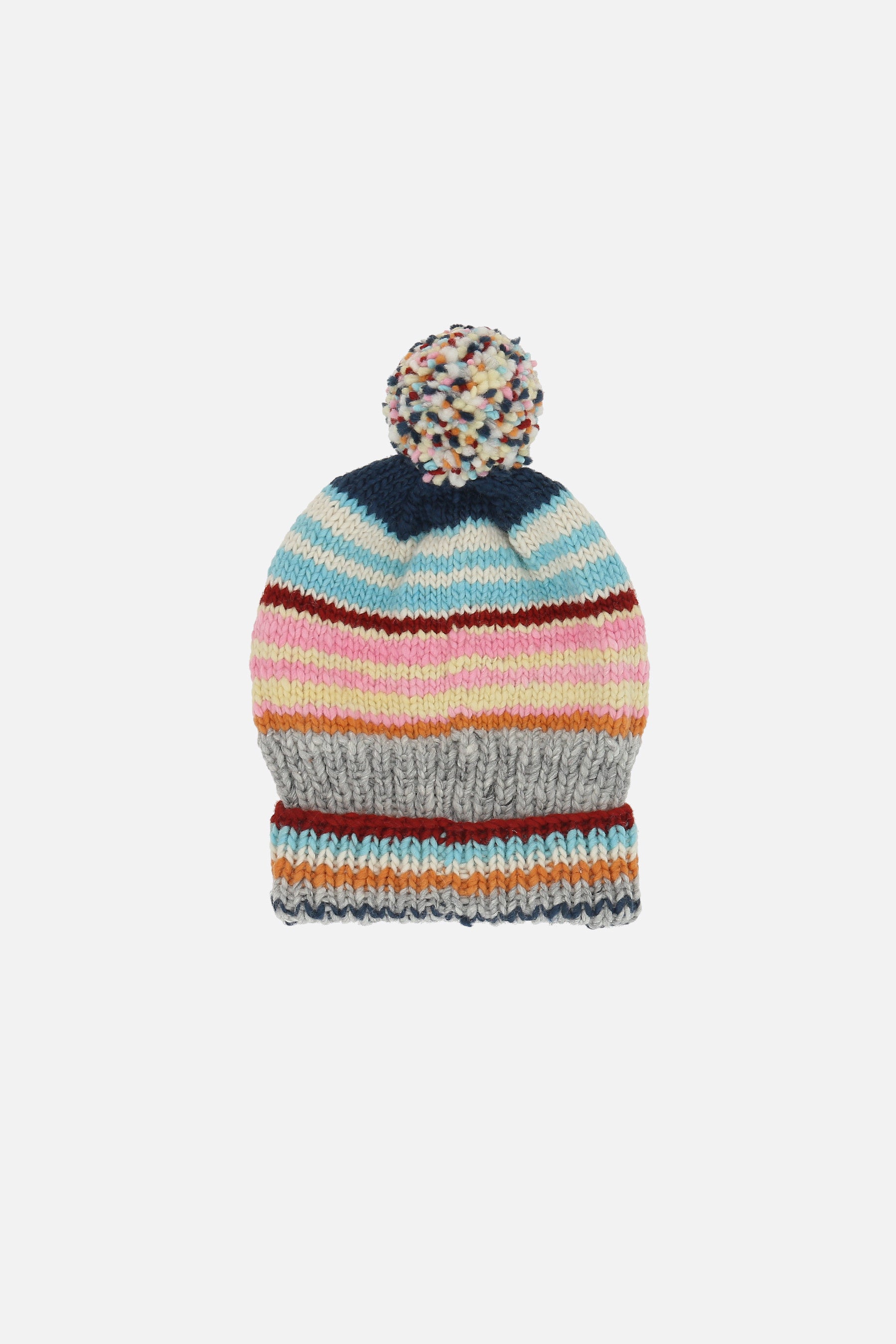 Multi Stripe beanie in wool