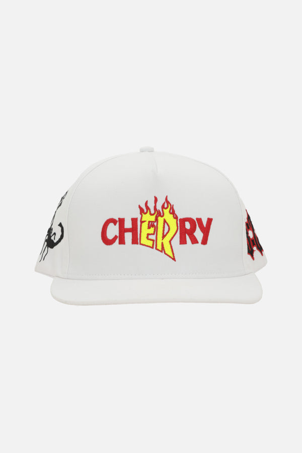 Cherry cap in cotton