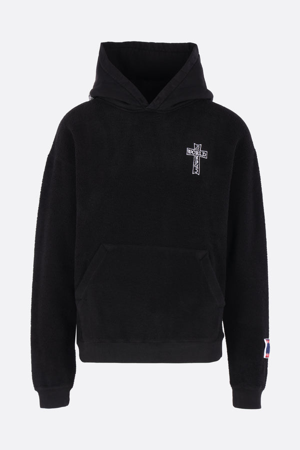 Multi Cross hoodie in fleece