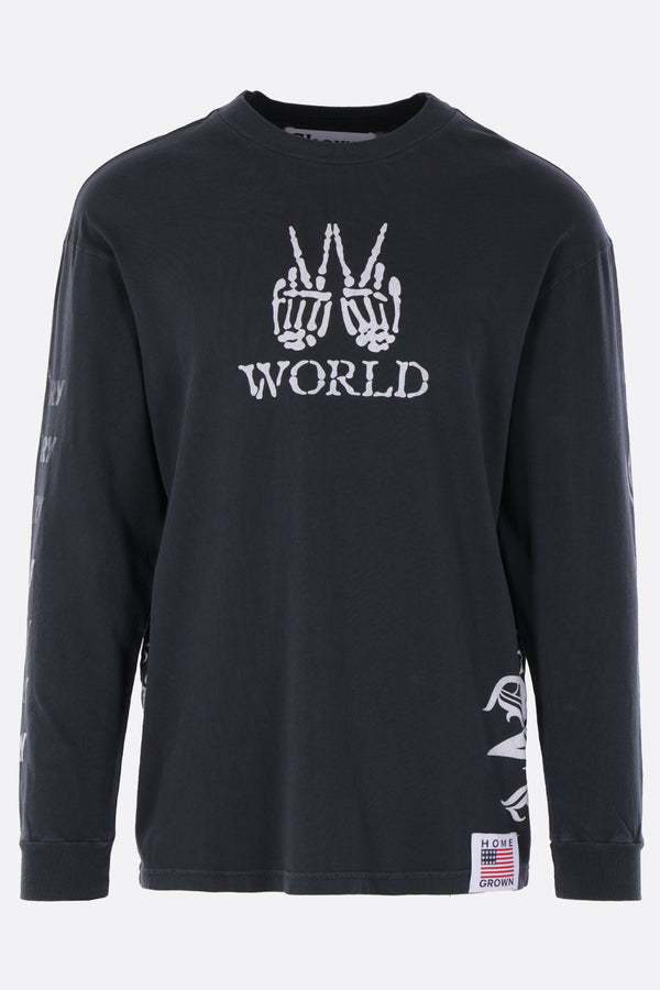 Skeleton Multi long-sleeve t-shirt in cotton