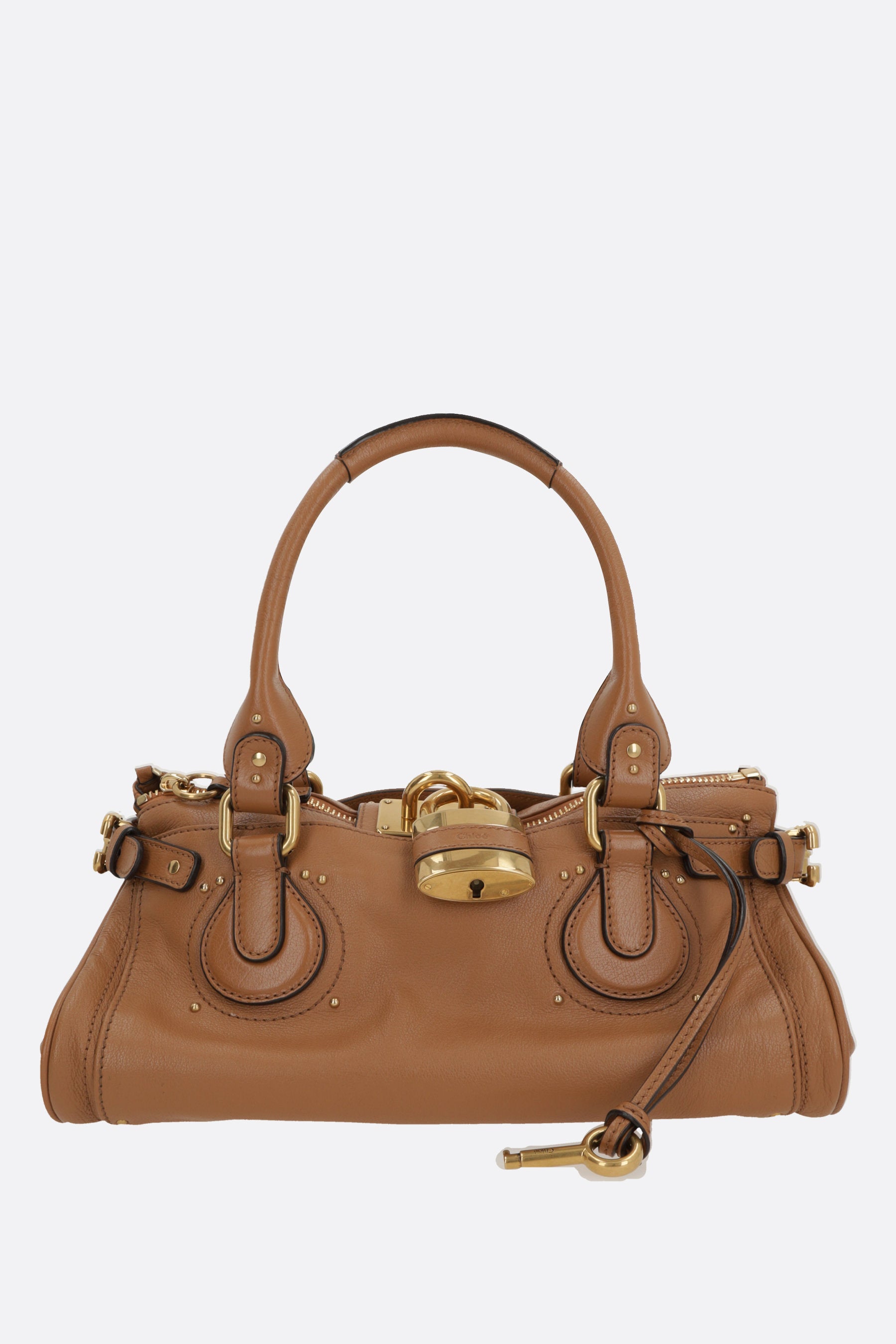Paddington shoulder bag in grained leather