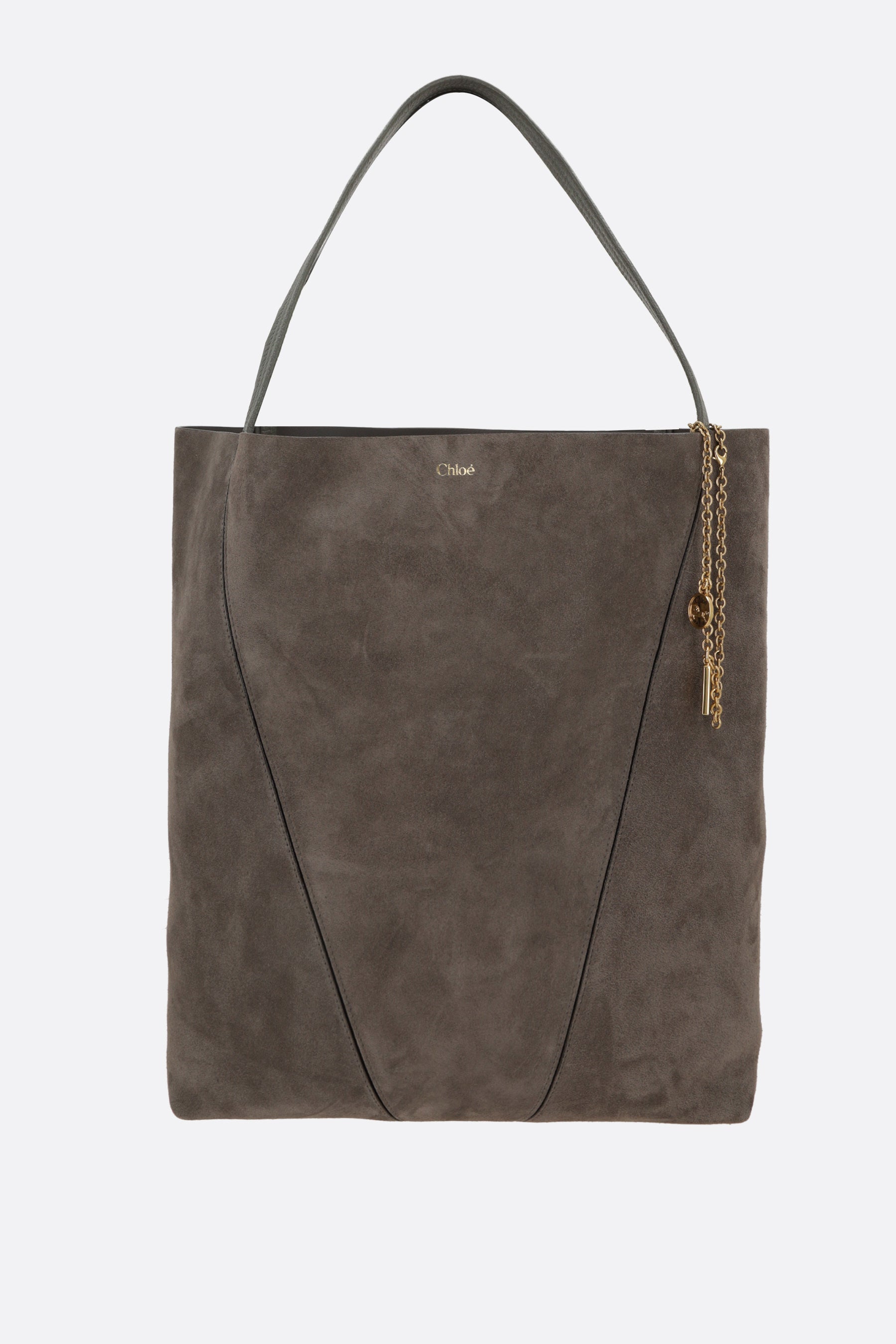 Chloé Spin large tote bag in suede