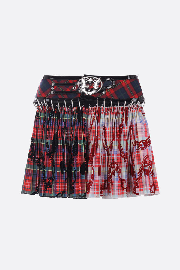 Scape Mini Carabiner skirt in pleated taffeta