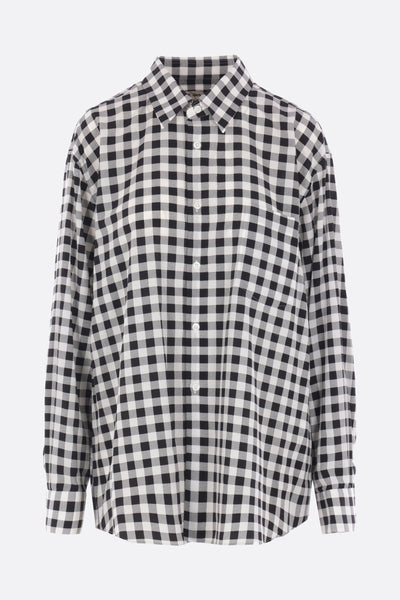 美品 COMMEdesGARCONS 白シャツ 短冊カッティング ポリエステル COMME des GARCONS SHIRT(コムデギャルソンシャツ) studded