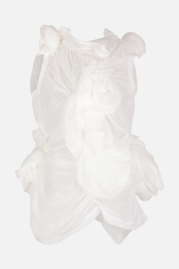 chiffon sleeveless top