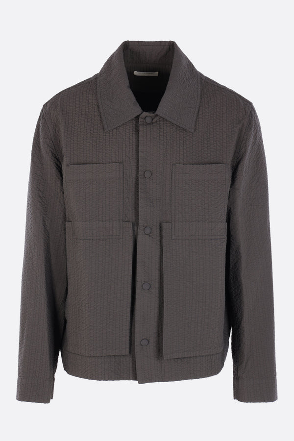 embroidered linestitch worker jacket