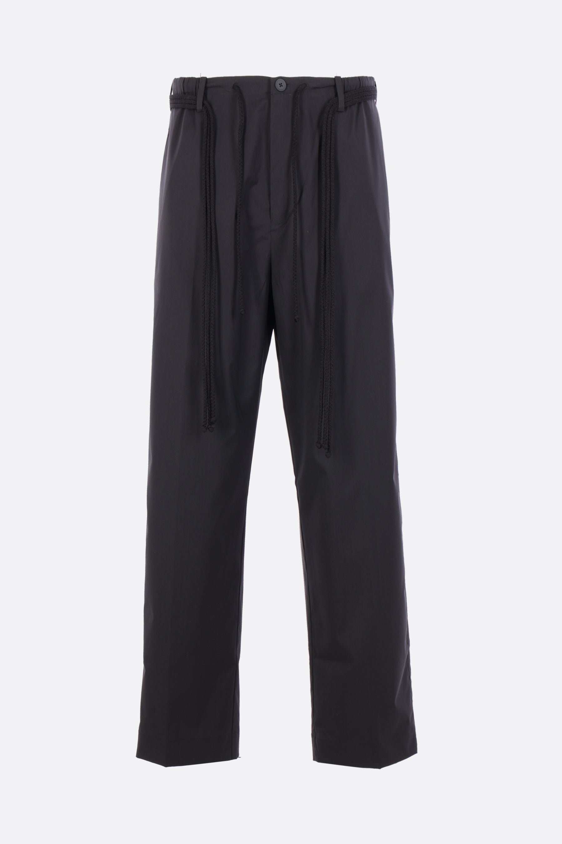 worker trousers in technical wool