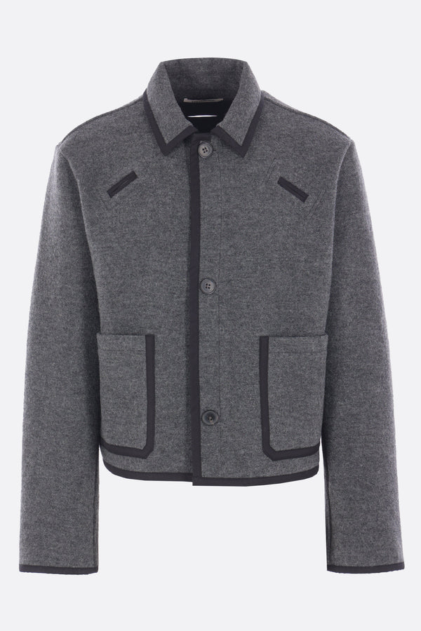 Joaquin jacket in boiled wool