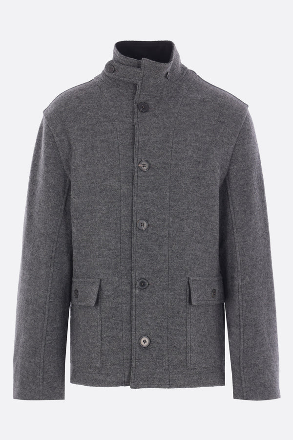 Johann jacket in boiled wool