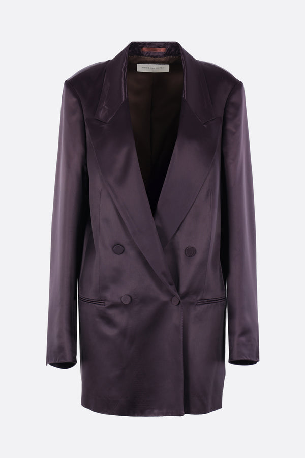 Blink double-breasted jacket in satin
