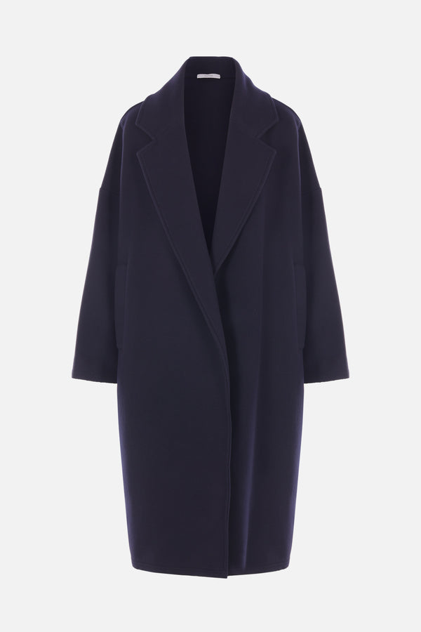 oversized coat in wool