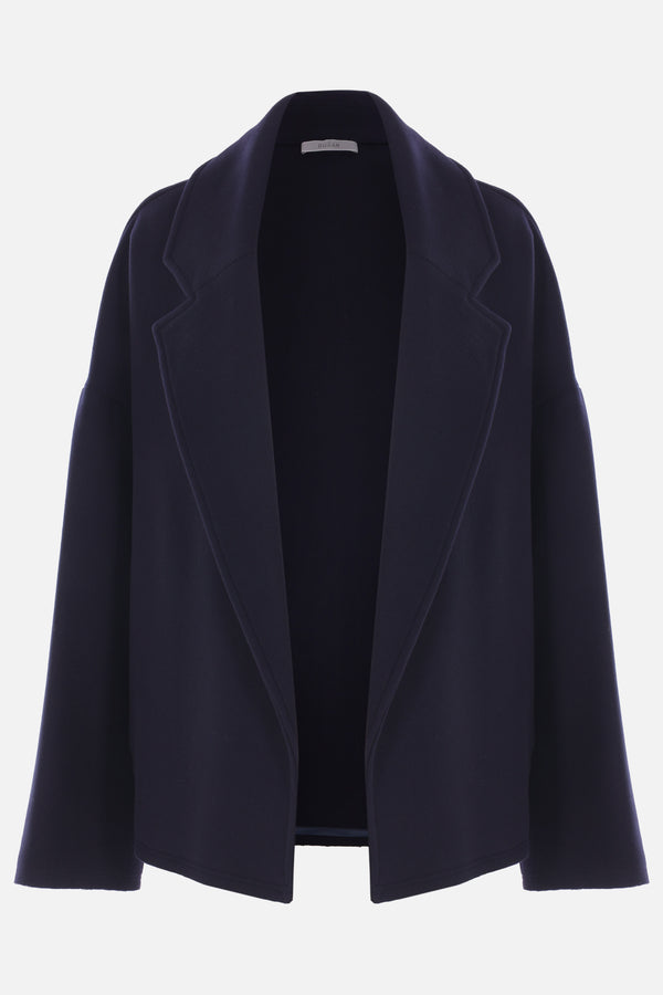 oversize peacoat in wool