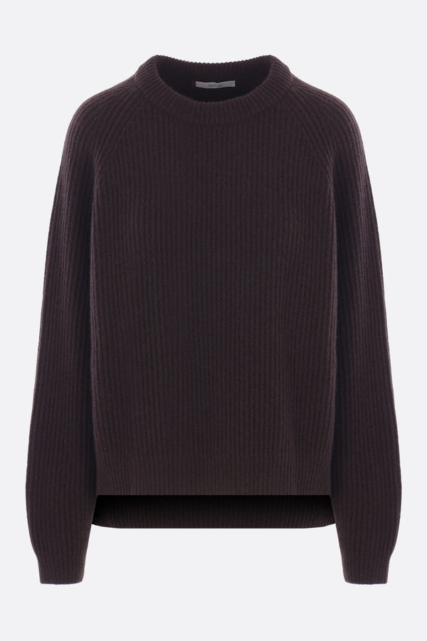 rib cashmere sweater