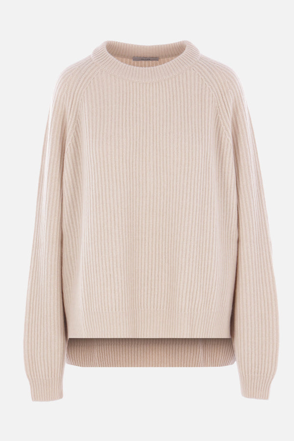 rib cashmere sweater