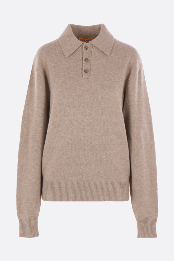 Allday polo sweater in cashmere