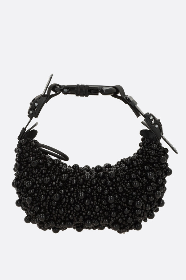 HM0 pearl half moon bag