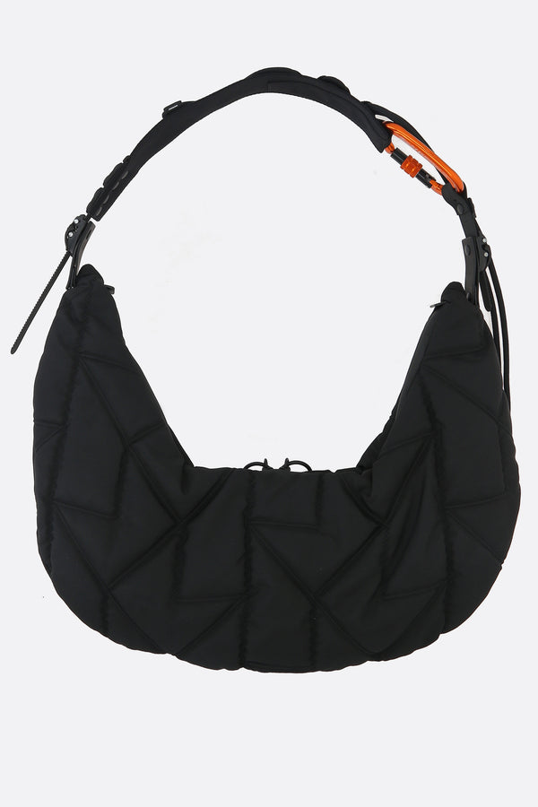 HM3 half moon bag in quilted nylon