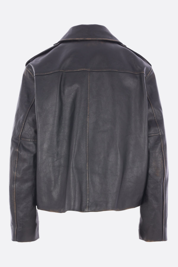 JIL SANDER-Outerwear-Leather Jackets-J07224001 – 10corsocomo