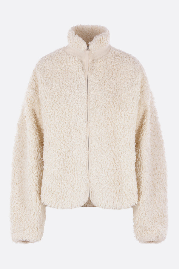 full-zip jacket in teddy