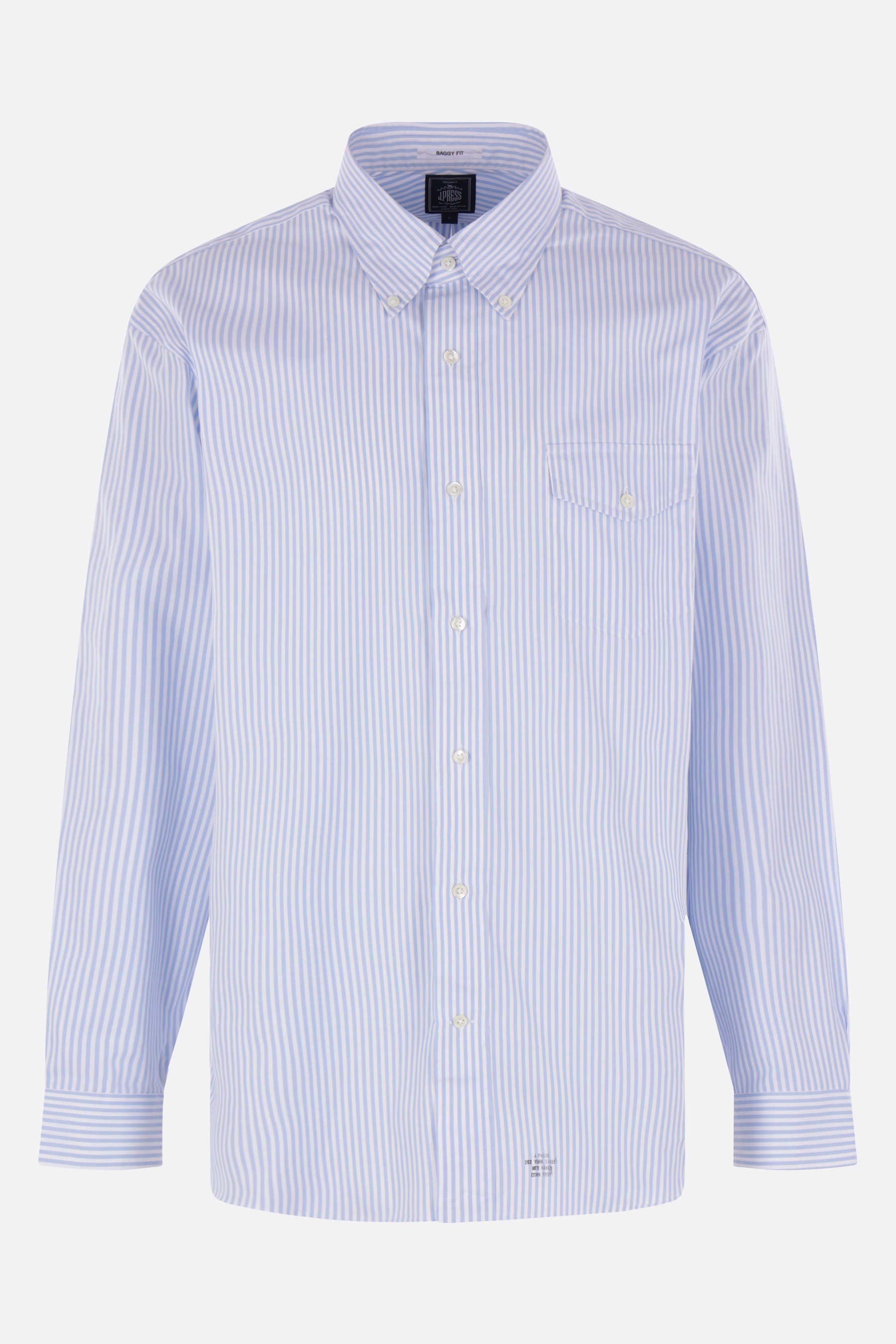 striped Oxford cotton shirt