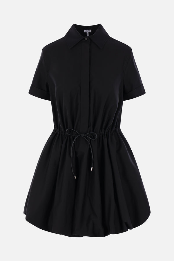 cotton and silk shirt dress