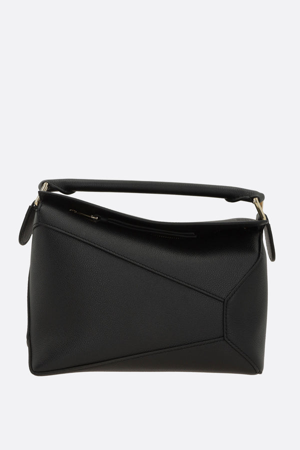 Puzzle Edge small handbag in grainy leather