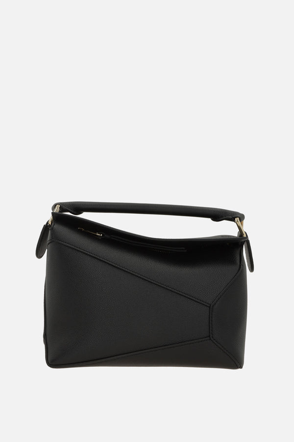 Puzzle Edge mini handbag in grainy leather