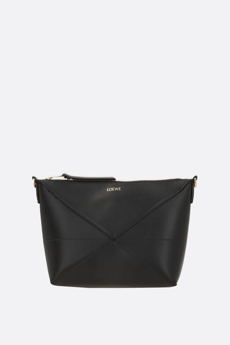 Puzzle Fold shoulder bag in shiny nappa