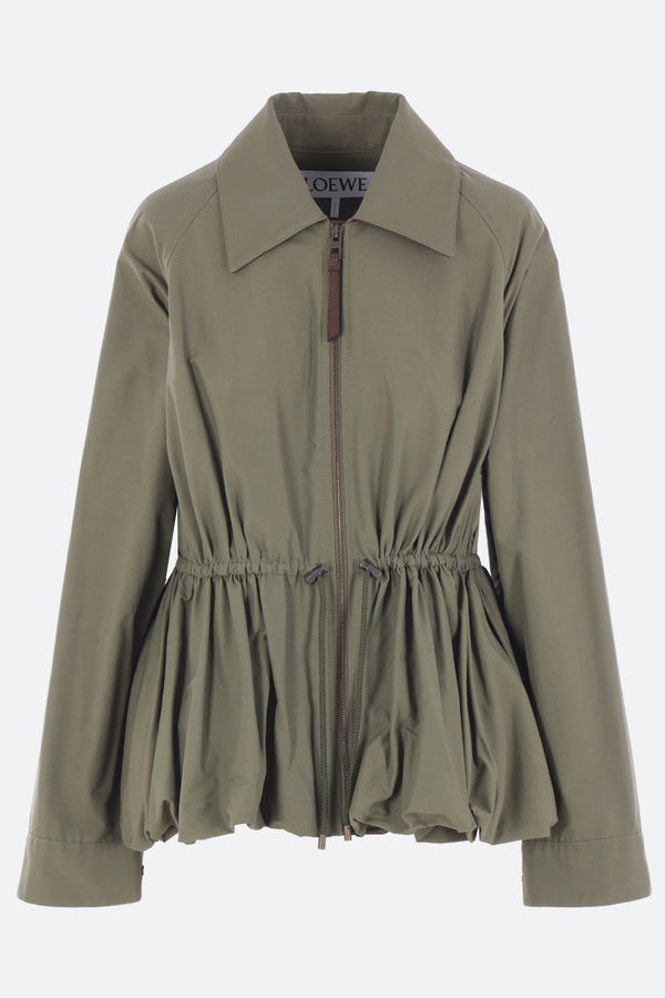 Ottoman cotton blend jacket