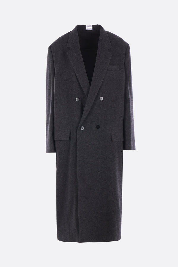 Lungomare oversized coat in wool blend
